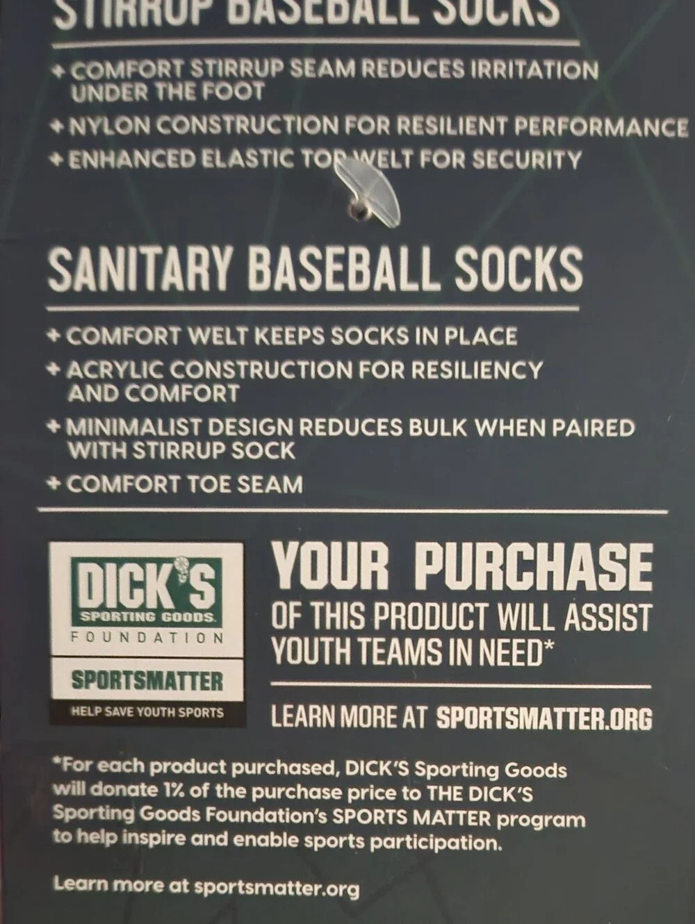DSG Red Stirrup Socks And Sanitary Sock baseball Softball Combo Pack Size L